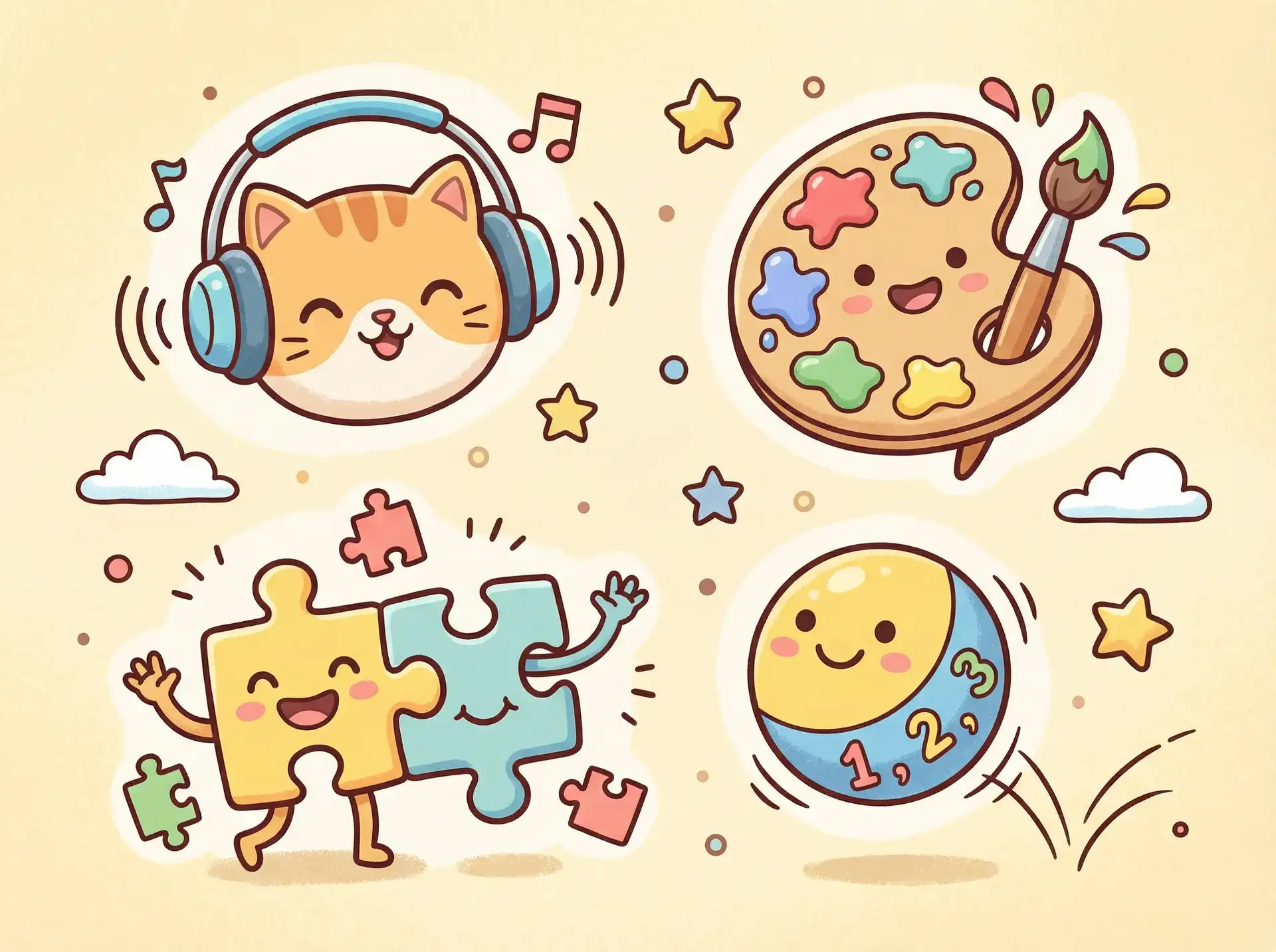 小朋友的手工作品 - 江湖悠悠食谱 益智创作
